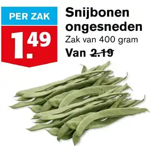 Hoogvliet Snijbonen ongesneden aanbieding