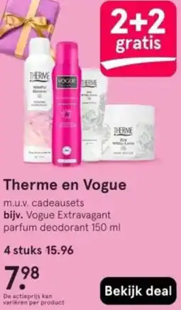 Etos Therme en Vogue aanbieding