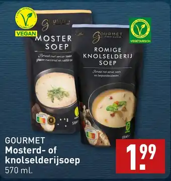 ALDI Mosterd of knolselderijsoep aanbieding