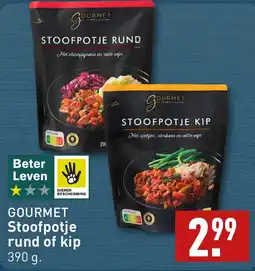 ALDI Stoofpotje rund of kip aanbieding