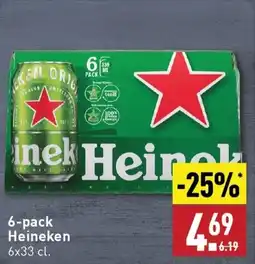 ALDI 6-pack Heineken aanbieding