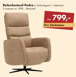 Woonsquare Relaxfauteuil Pedro aanbieding