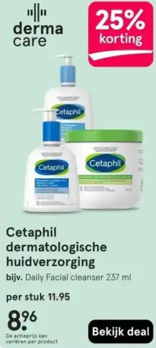 Etos Cetaphil dermatologische huidverzorging aanbieding