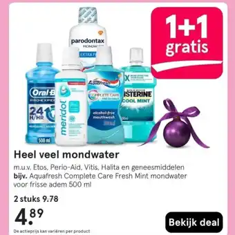 Etos Heel veel mondwater aanbieding