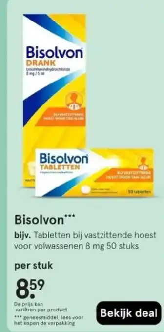 Etos Bisolvon aanbieding
