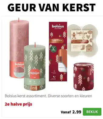 Intratuin Bolsius kerst assortiment aanbieding