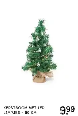 Xenos Kerstboom met LED lampjes - 60 cm aanbieding