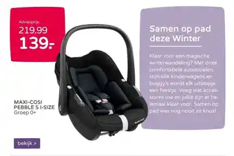 Prenatal MAXI-COSI PEBBLE S I-SIZE aanbieding