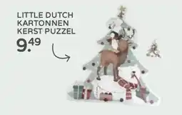 Prenatal LITTLE DUTCH KARTONNEN KERST PUZZEL aanbieding