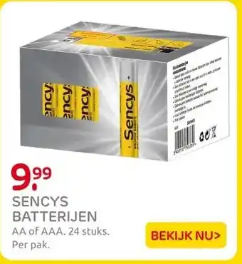 Praxis SENCYS BATTERIJEN aanbieding