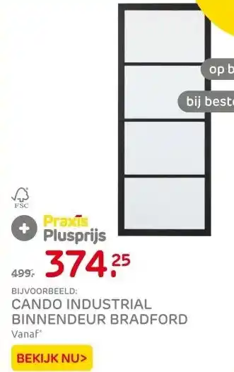 Praxis CANDO INDUSTRIAL BINNENDEUR BRADFORD aanbieding