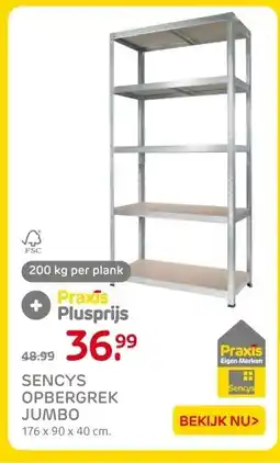 Praxis SENCYS OPBERGREK JUMBO aanbieding