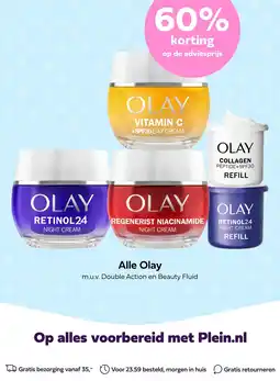 Plein.nl Alle Olay aanbieding