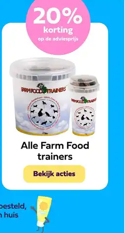 Plein.nl Alle Farm Food trainers aanbieding