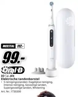 MediaMarkt Oral B 10 5s Wit Elektrische tandenborstel aanbieding