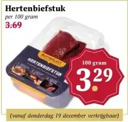 MCD Supermarkt Hertenbiefstuk aanbieding