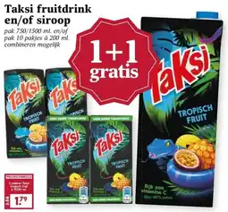 MCD Supermarkt Taksi fruitdrink en/of siroop aanbieding