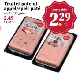 MCD Supermarkt Truffel paté of appel/spek paté aanbieding