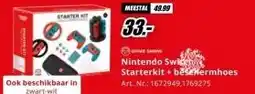 MediaMarkt Nintendo Switc Starterkit + besekermhoes aanbieding