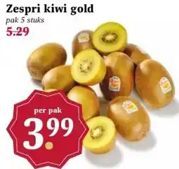 MCD Supermarkt Zespri kiwi gold aanbieding