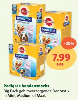 Maxi Zoo Pedigree hondensnacks aanbieding