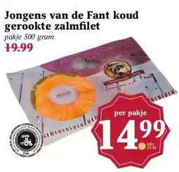 MCD Supermarkt Jongens van de Fant koud gerookte zalmfilet aanbieding