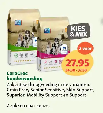 Maxi Zoo CaroCroc hondenvoeding aanbieding