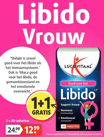 Lucovitaal Libido Vrouw aanbieding