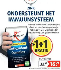 Lucovitaal Antioxidant Complex aanbieding