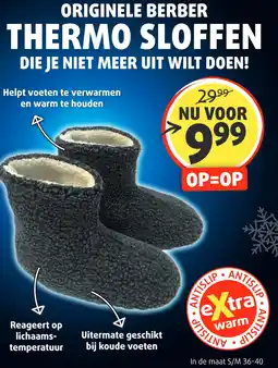 Lucovitaal ORIGINELE BERBER THERMO SLOFFEN aanbieding