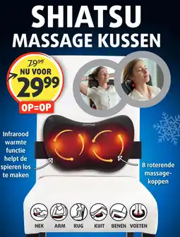 Lucovitaal SHIATSU MASSAGE KUSSEN aanbieding