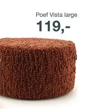 IN.HOUSE Poef Vista large aanbieding