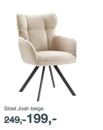 IN.HOUSE Stoel Joah beige aanbieding