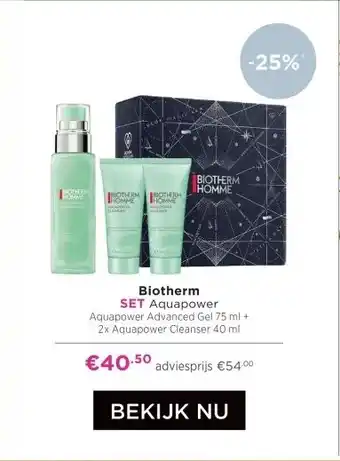 ICI Paris XL Biotherm SET Aquapower aanbieding