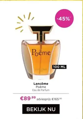 ICI Paris XL Lancôme poême aanbieding