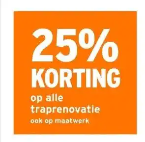 GAMMA 25% KORTING op alle traprenovatie aanbieding