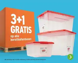 GAMMA 3+1 GRATIS op alle kerstballenboxen aanbieding