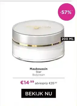 ICI Paris XL Mauboussin Star Bodycream aanbieding