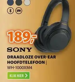 Expert Sony WH-1000XM4 Zwart aanbieding