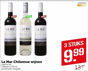 Coop La Mar Chileense wijnen aanbieding