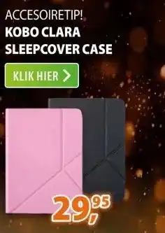 Expert Kobo Clara SleepCover Case Zwart aanbieding