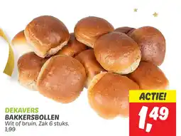 Dekamarkt BAKKERSBOLLEN aanbieding