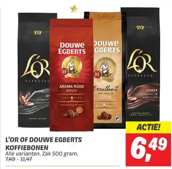 Dekamarkt L'OR OF DOUWE EGBERTS KOFFIEBONEN aanbieding