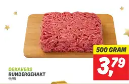 Dekamarkt RUNDERGEHAKT aanbieding