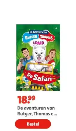 Bruna De avonturen van Rutger, Thomas en Paco 4 - De Safari aanbieding