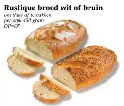 Boon`s Markt Rustique brood wit of bruin aanbieding