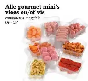 Boon`s Markt vlees en/of visvlees en/of vis aanbieding