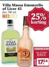 Boon`s Markt Villa Massa limoncello of Licor 43 NIX10 aanbieding