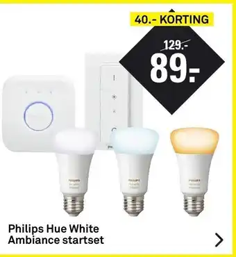 Karwei Philips Hue White Ambiance startset aanbieding