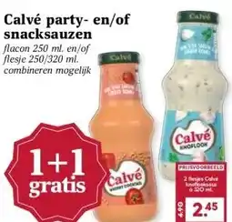 Boon`s Markt Calvé party- en/of snacksauzen aanbieding